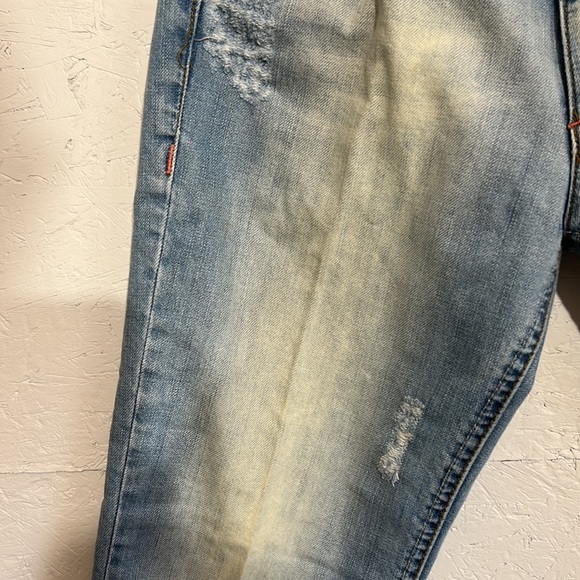 TRF Zara light washed straight cropped jeans. - Picture 4 of 14